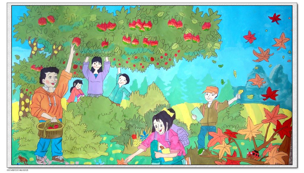 中学生简单水粉画风景_风景520 中学生简单水粉画风景