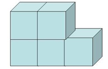下图中有个正方体,露在外面的面有个.(答案及解题思路